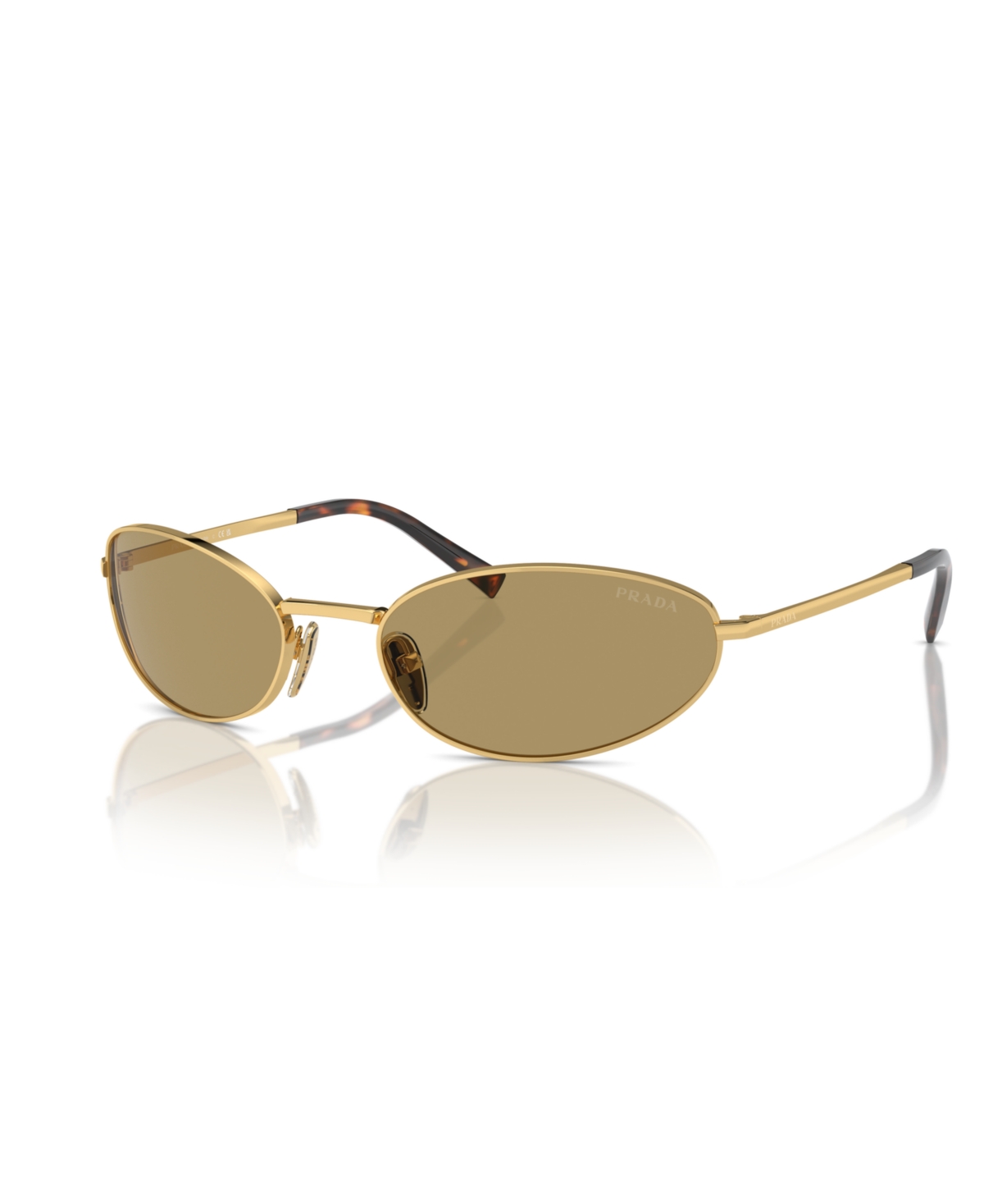 Shop Prada Women's Sunglasses, Pr A59s In Gold