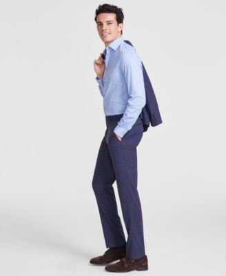 Men's Slim-Fit Wool Blend Suit Pants, Created for Macy's