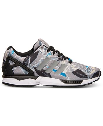 Mens adidas zx flux floral print casual online shoes
