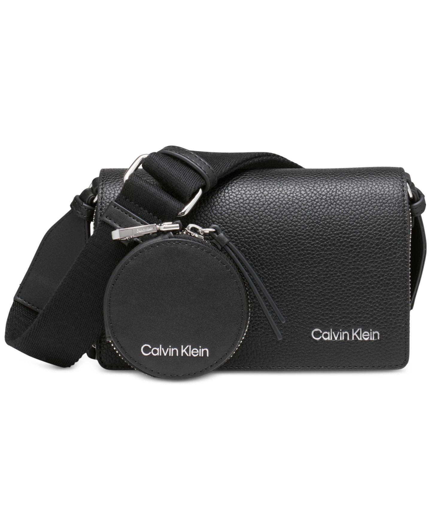 Женская сумка Calvin Klein Millie Double Zip Crossbody, цвет: Чёрный — фото 1