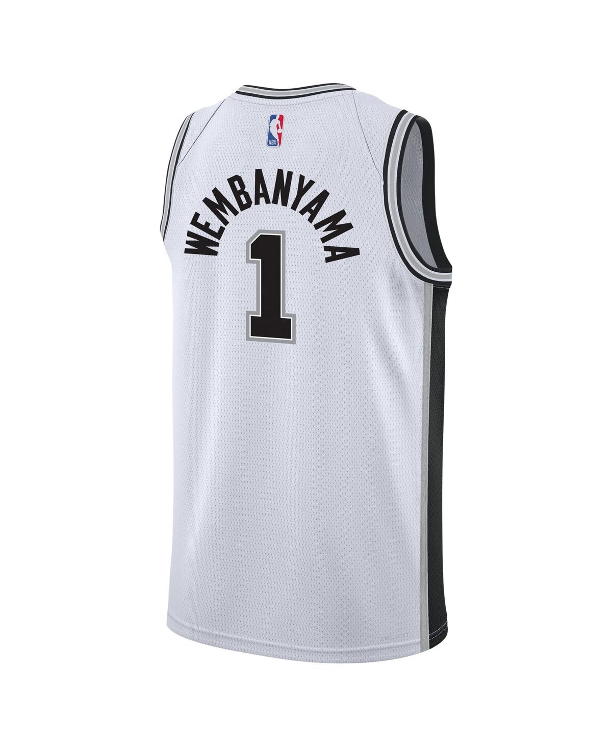 Big Boys Nike Victor WembanyamaSan Antonio Spurs Swingman Jersey - Association Edition - White