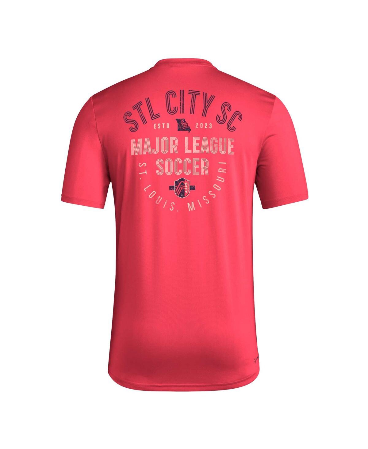 Men's adidasSt. Louis City Sc Local Stoic T-shirt - Red
