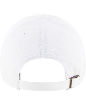 Men's White Distressed Colorado Buffaloes Vintage-Like Clean Up Adjustable Hat