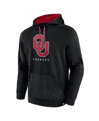 Men's Black Oklahoma Sooners Defender Pullover Hoodie