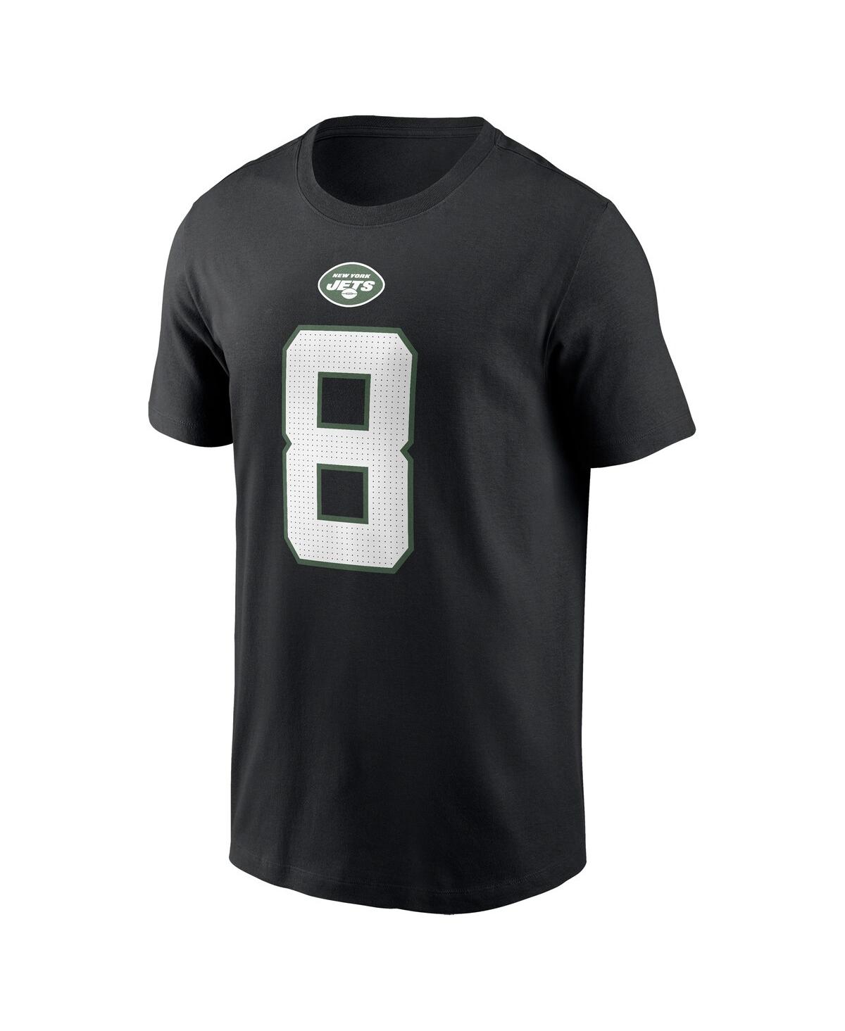 Men's Nike Aaron RodgersNew York Jets Player Name and Number T-shirt - Black