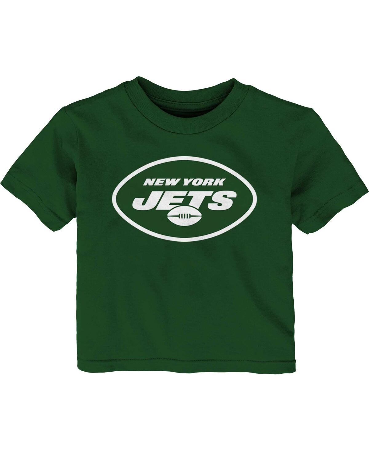 Outerstuff Baby Boys And Girls Green New York Jets Primary Logo T-shirt