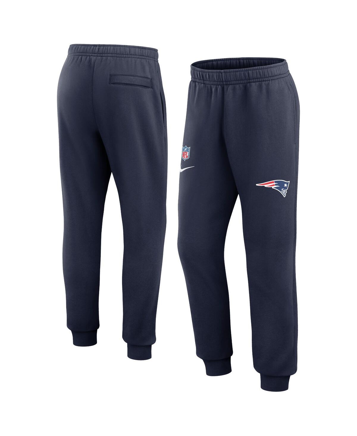 Shop Nike Men's  Navy New England Patriots 2023 Sideline Club Jogger Pants