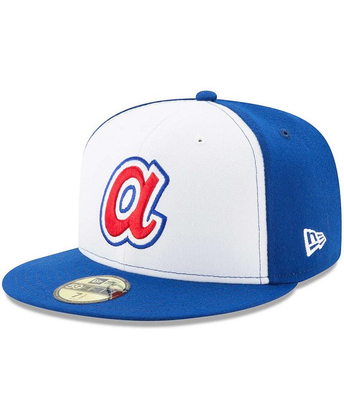 Atlanta Braves Cooperstown White Legacy Vintage Throwback Hat - Adjustable Cap For Men - View #13