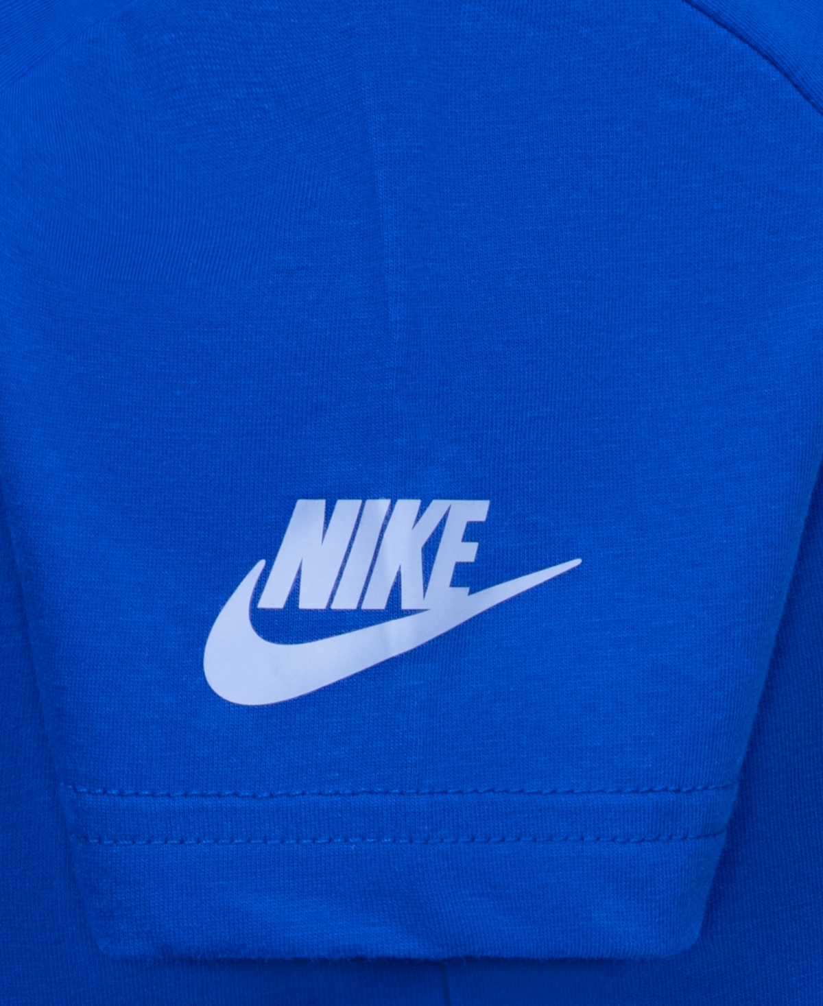 Shop Nike Little Boys Futura Block Short Sleeve T-shirt In Game Royal