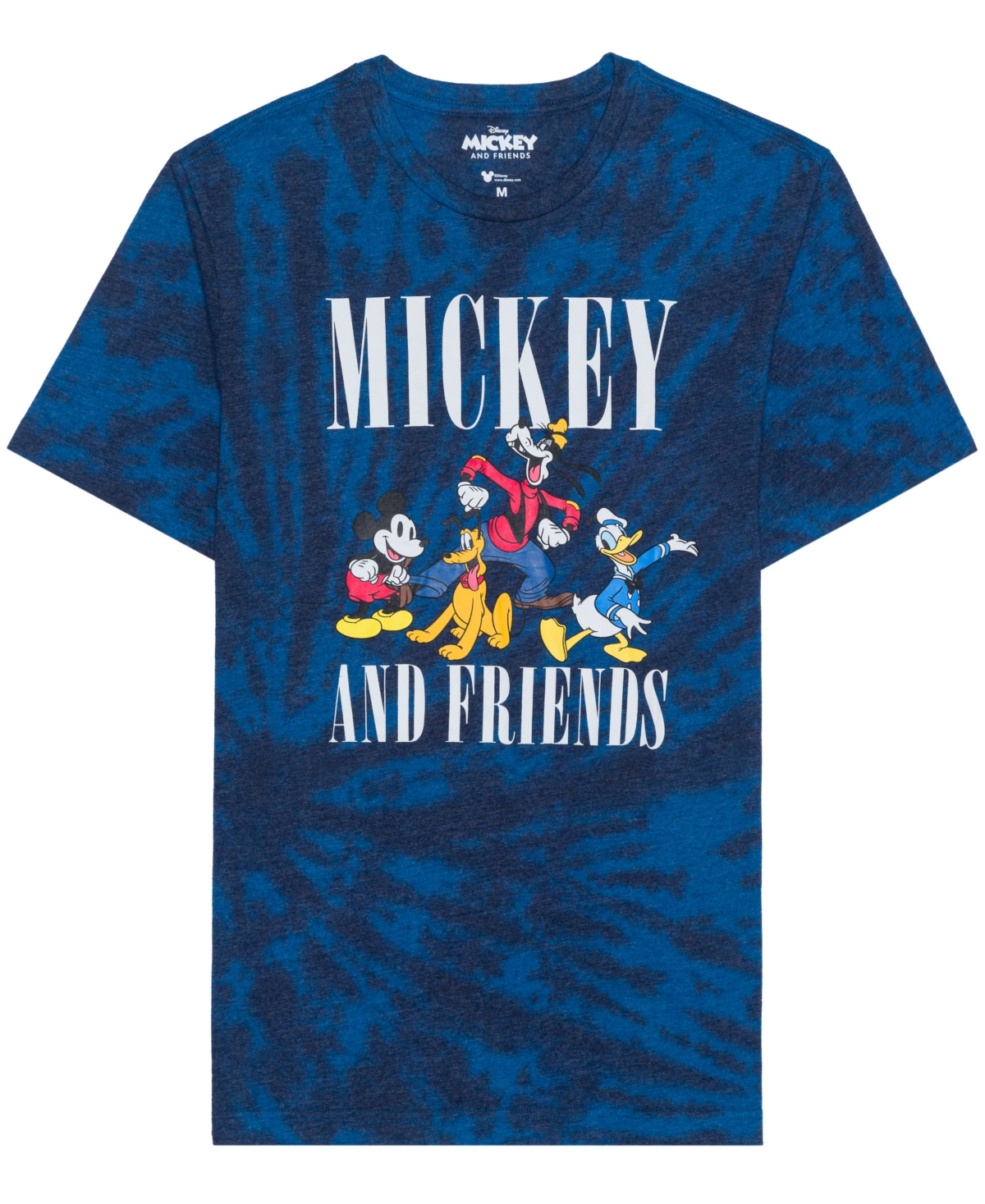 Men's Mickey Friends Wash Graphic T-shirt - Blue Spira