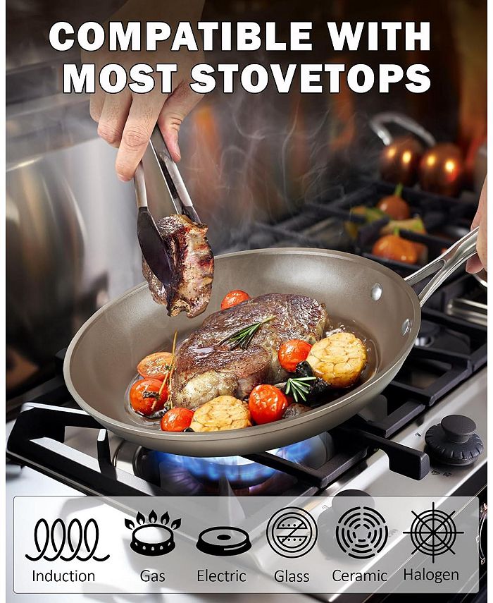 Cooks Standard 8Piece Kitchen Cookware Set, Hard Anodized Ceramic