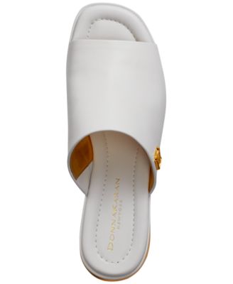 Women's Tinley Leather Peep Toe Mules