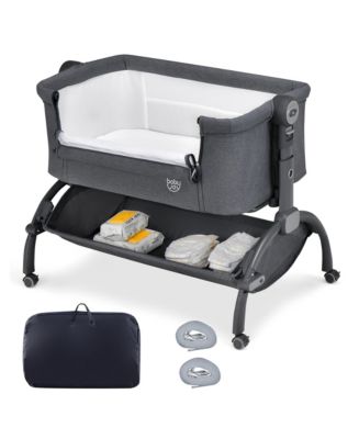 3-In-1 Inklapbaar Reisbed & Luiertafel & Box Met Afneembaar En Verstelbaar Muggennet Incl. Muziekklok Aankleedkussen Matras  Id20240208072430001707372059