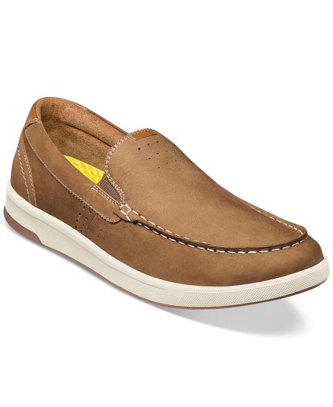 Мужские кроссовки Florsheim Crossover Moc Toe Slip On, цвет: Серо-бежевый