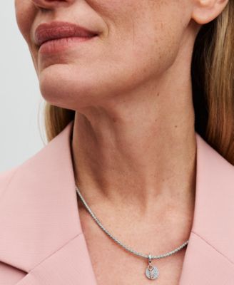 Two-Tone Key To Happiness Double Dangle Charm