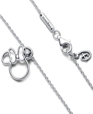 Minnie Mouse Silhouette Collier Necklace