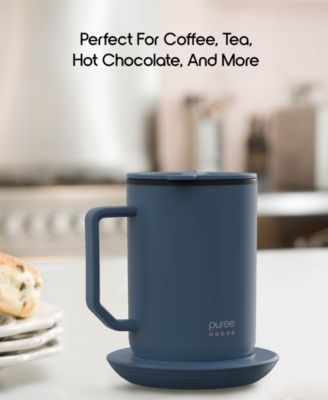 Puree Warming Coffee Mug, 12 oz. Stainless Steel Coffee Mug with Mug Warmer Coaster and Lid&nbsp;