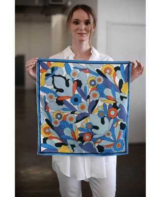 Silk Bandana Scarf  Of Ocean Imagination