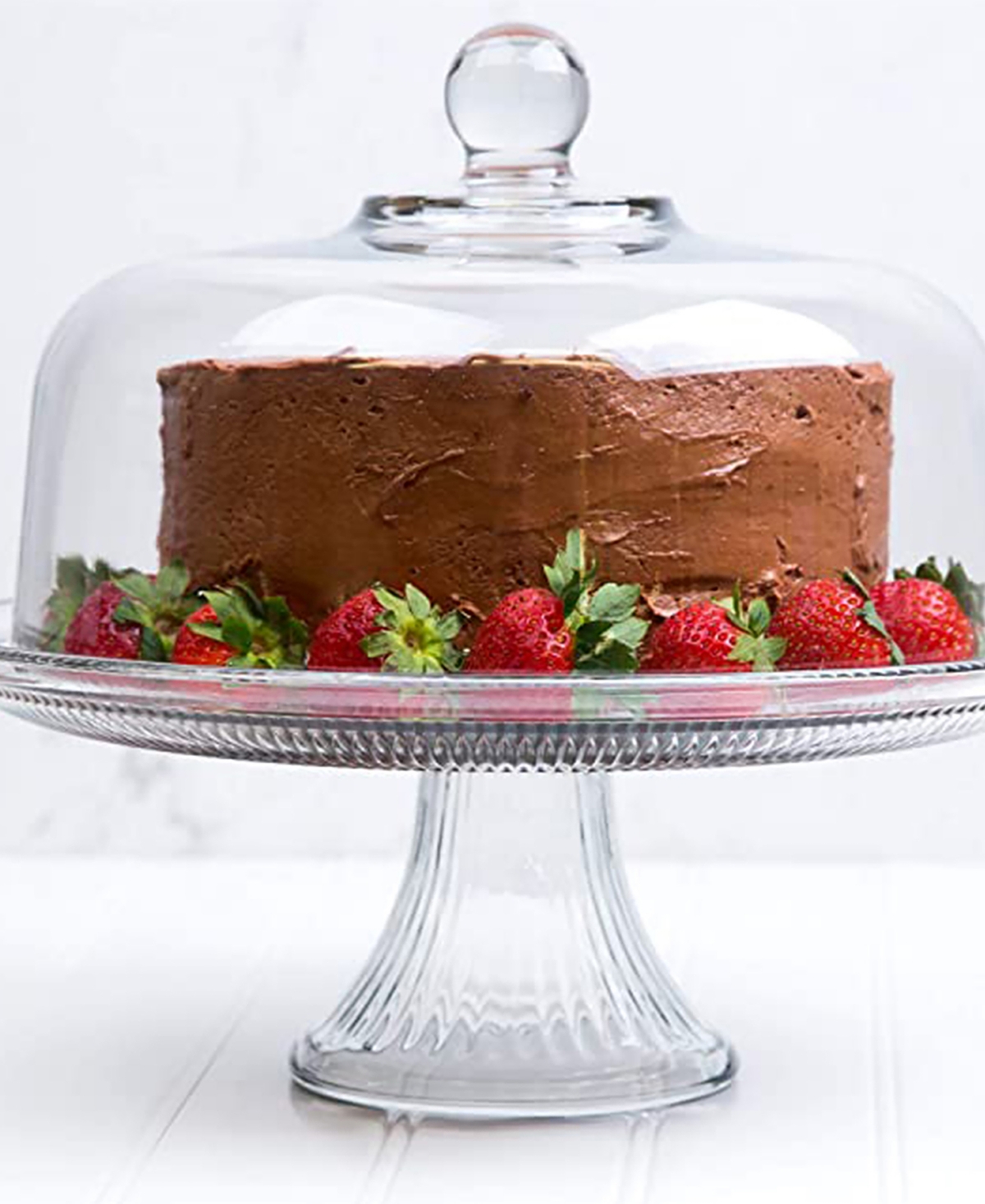 Anchor Hocking 2 Pc Canton Cake Set