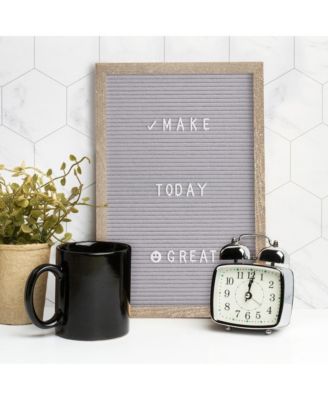 Bellamy 12" x 17" Wood Letter Board Set With Felt Facing