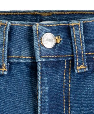 Levi's Jeans-shorts Lvg High Rise Scrunchie - Blå - Shorts | Ellos.no