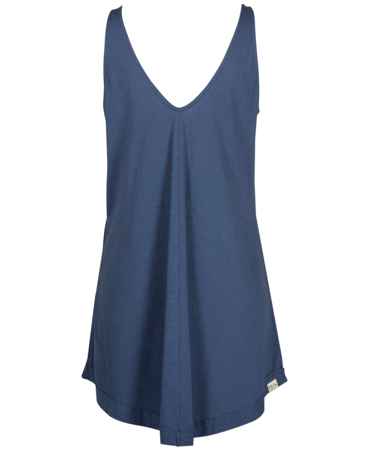 Shop Salt Life Women's Beach Babe Sleeveless Dress Cover-up In Washed Navy