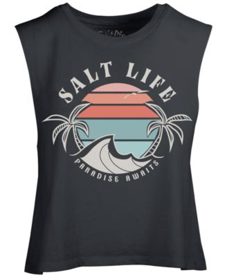 Salt Life - Women's Paradise Bound Cotton Muscle Tank Top