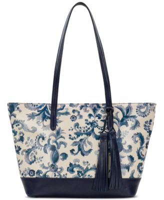 Patricia Nash 2024 Marigold Harvest Arden Floral Leather Tote Bag