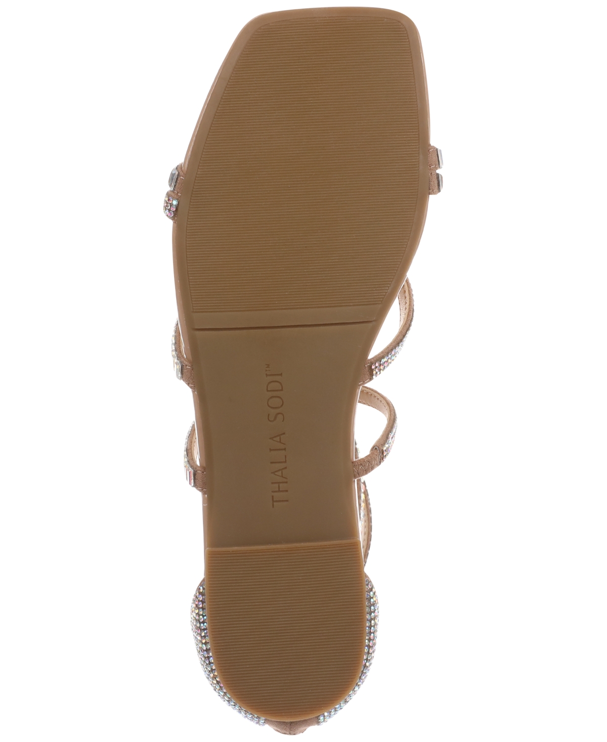 Thalia Sodi Women's Dana Embellished Strappy Flat Sandals
