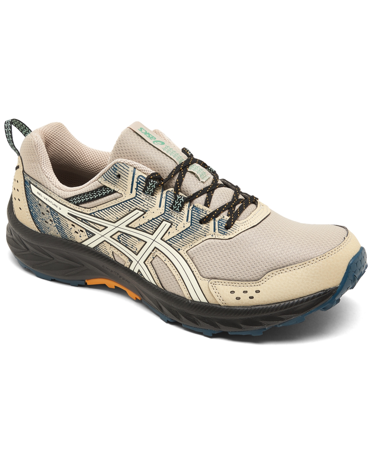 Asics Men's Venture 9 Trail Running Sneakers from Finish Line - Birch