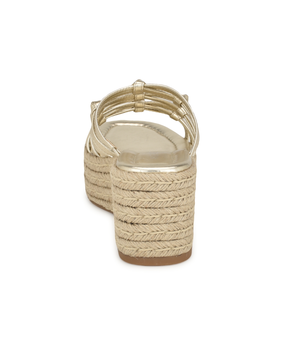 Nine West Women's Cristy Strappy Open Toe Wedge Sandals