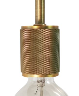 6.5" Metal Roswell 1 Light Small Pendant