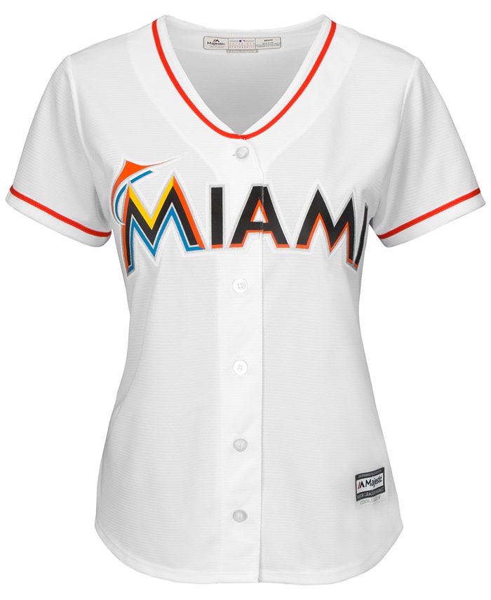 MAJESTIC MIAMI MARLINS MLB Official Baseball Jersey Shirt MADE IN