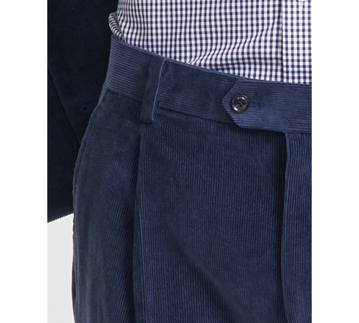 Tommy Hilfiger Men's Relaxed Modern-Fit Pleated Corduroy Suit Pants