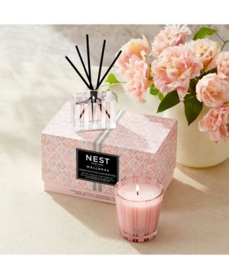 NEST New York 2-Pc. Himalayan Salt & Rosewater Petite Candle & Diffuser Set