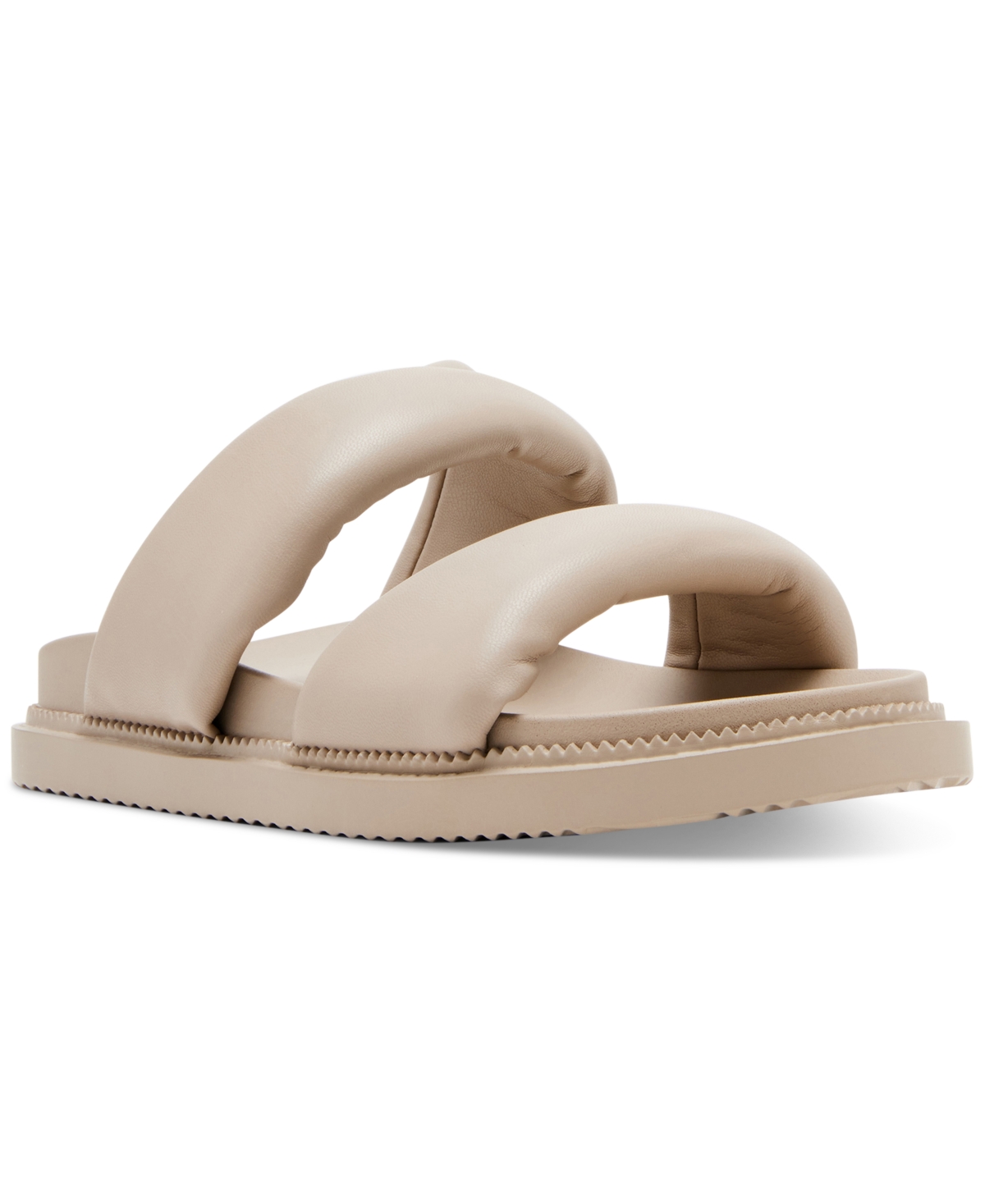 Madden Girl Minnie Footbed Slide Sandals In Taupe