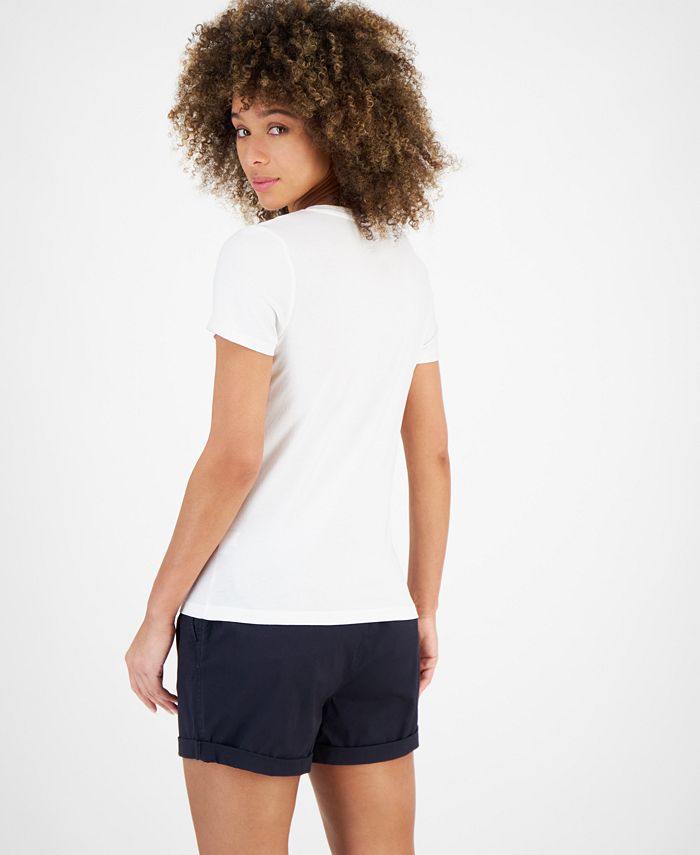 Nautica Jeans Women's Sailboat Stripe Graphic T-Shirt - Macy's