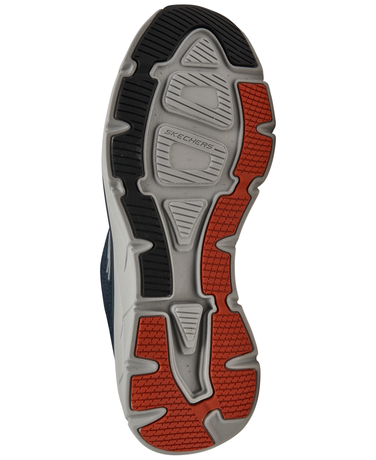 Skechers Men's Relaxed Fit- D'Lux Walker 2.0 - Steadyway Memory Foam Walking Sneakers from Finish Line - Orange