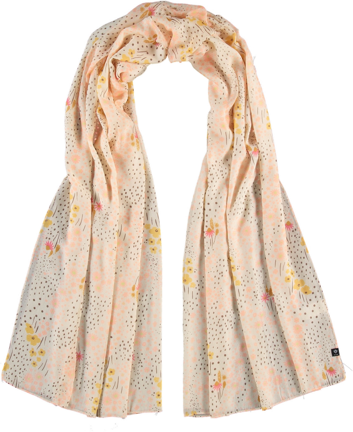 Fraas Women's Ditsy Floral Scarf In Butter Cream