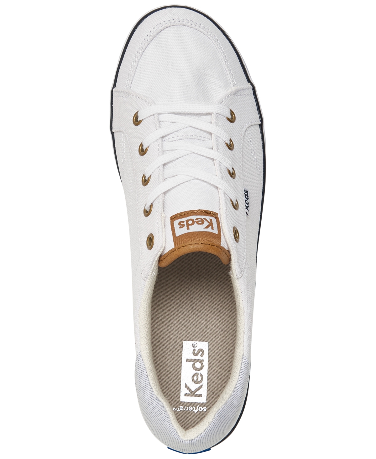 Shop Keds Women's Center Iii Canvas Casual Sneakers From Finish Line In White