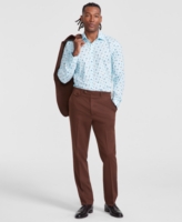 Tayion Collection Men's Classic-Fit Suit Pants - Brown