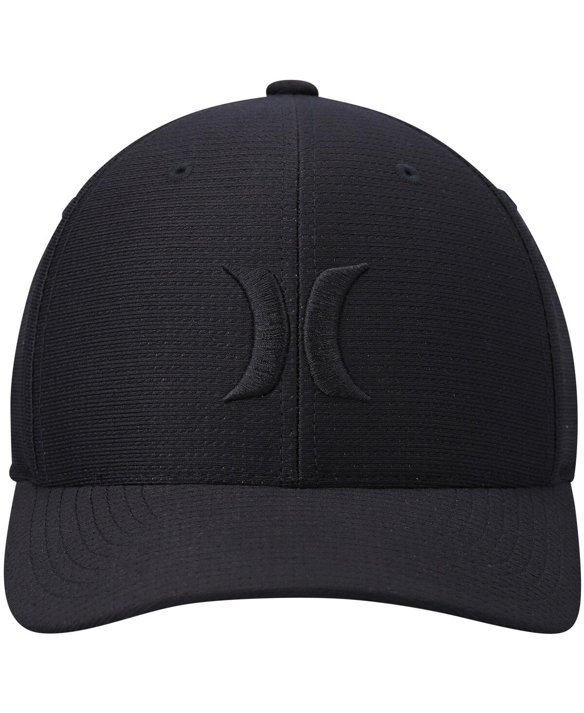 Shop Hurley Men's  Black H2o-dri Pismo Flex Fit Hat