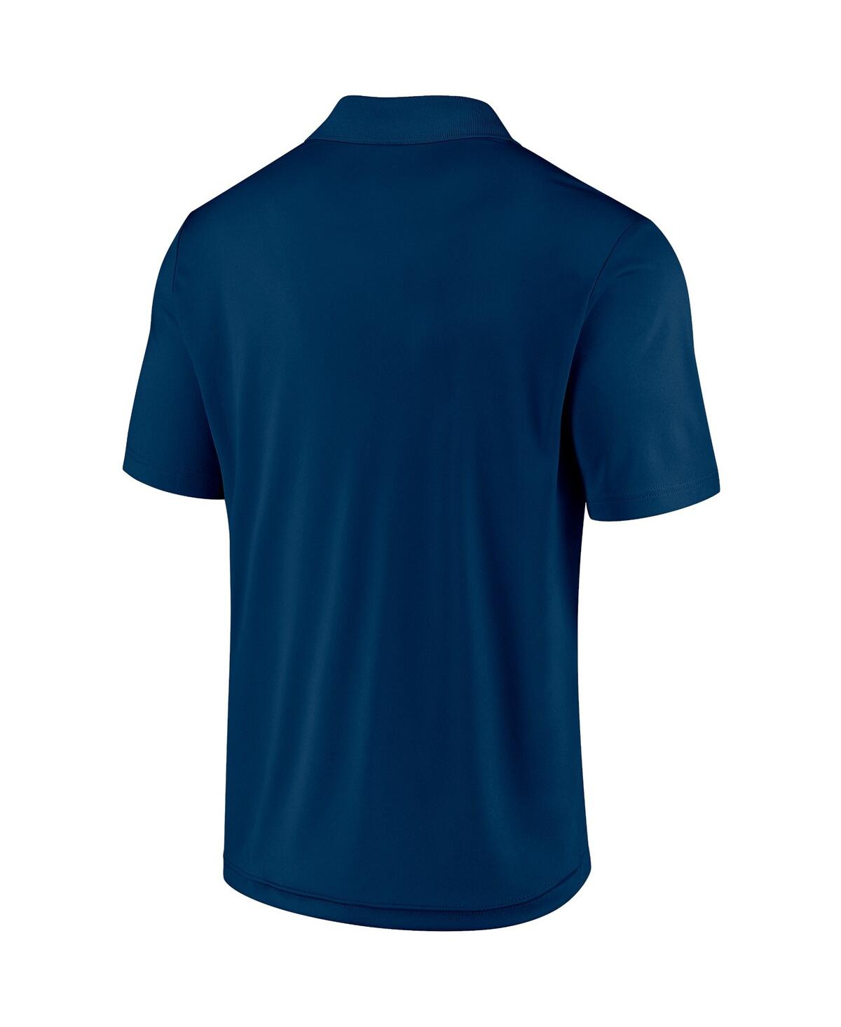 Shop Fanatics Men's  Deep Sea Blue Seattle Kraken Winning Streak Polo Shirt