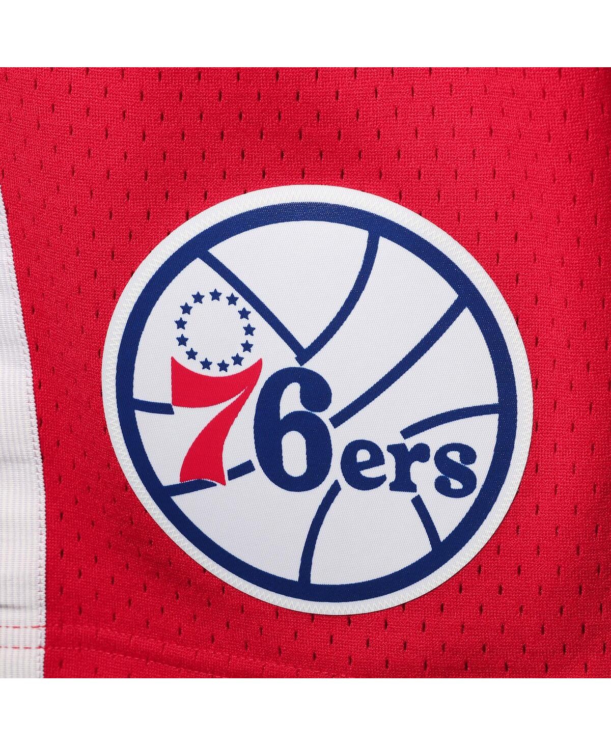 Mitchell & Ness Men's  Red Philadelphia 76ers 1996-97 Hardwood Classics Swingman Shorts In Red