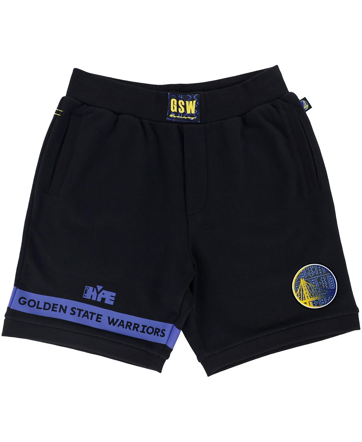 Shop Two Hype Men's And Women's Nba X  Black Golden State Warriors Culture & Hoops Premium Classic Fleece