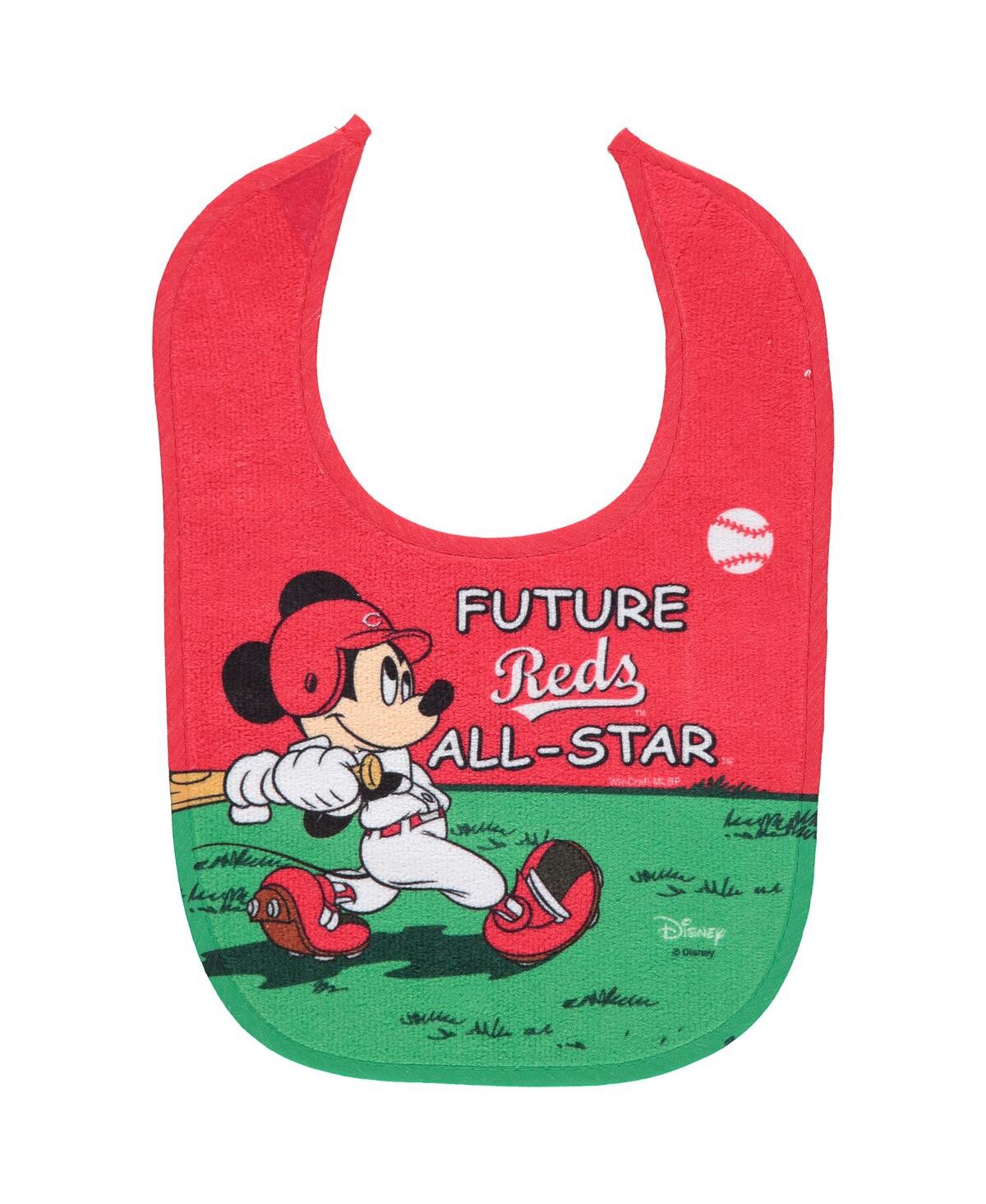 Wincraft Baby Boys And Girls  Cincinnati Reds Disney Mickey All Pro Baby Bib