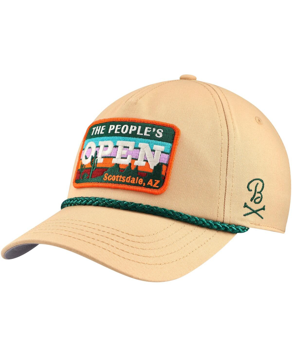 Shop Barstool Golf Men's  Khaki 2024 Wm Phoenix Open Rope Snapback Hat