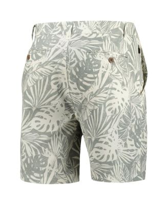 Men's Gray Cleveland Browns Sandwashed Monstera Print Amphib Shorts