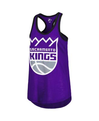 Women's Purple Sacramento Kings Showdown Scoop-Neck Racerback Tank Top
