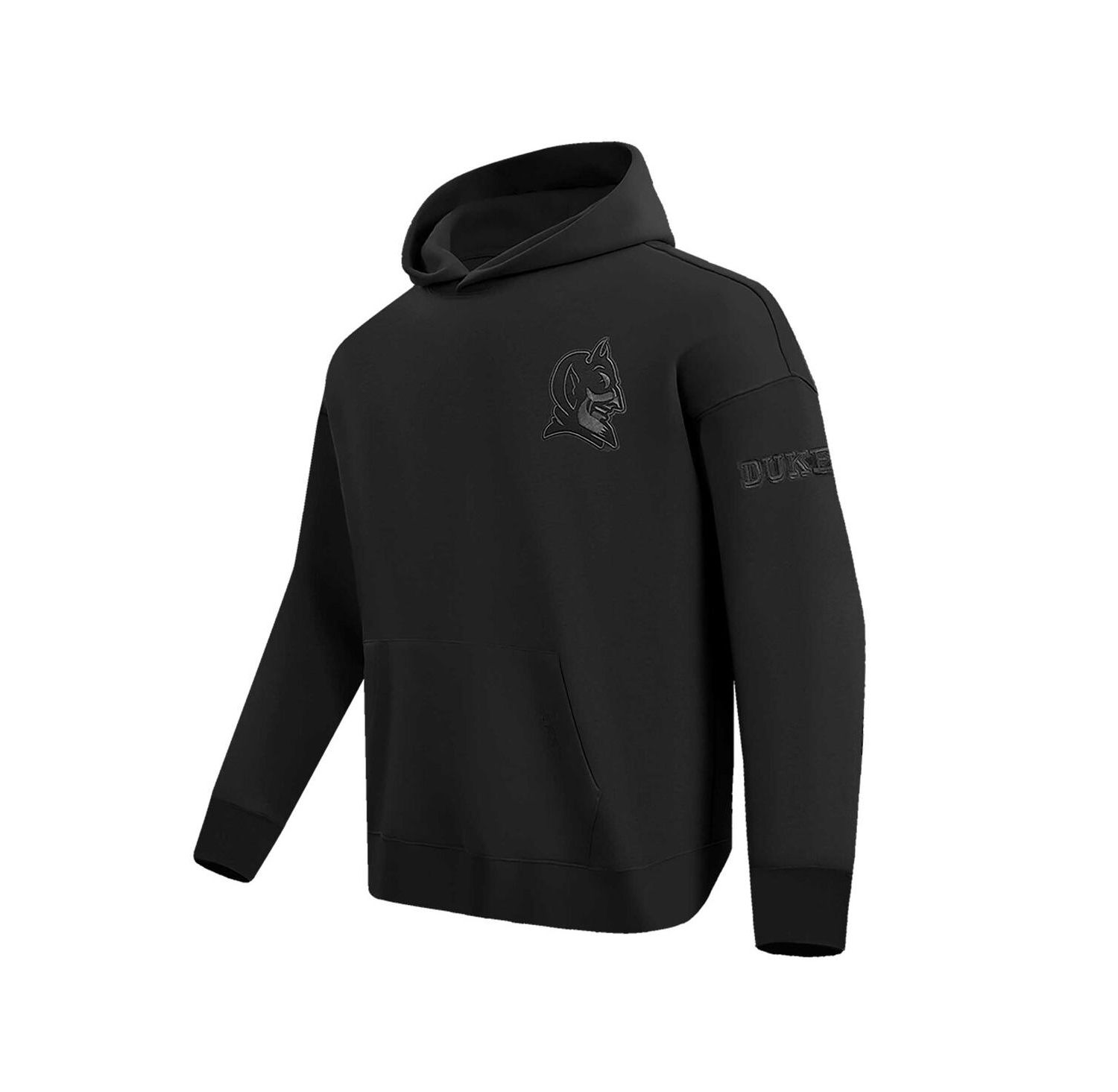 Men's Black Duke Blue Devils Neutral Pullover Hoodie